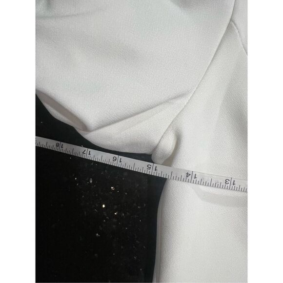 Elliatt Delia Diamante Mini Dress White Bridal Shower Bachelorette size S NWT - Picture 7 of 8